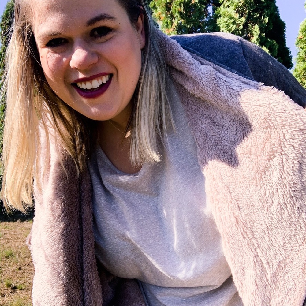 NWT Sherpa Soft & Fuzzy Gray Jacket - Picture 2 of 8